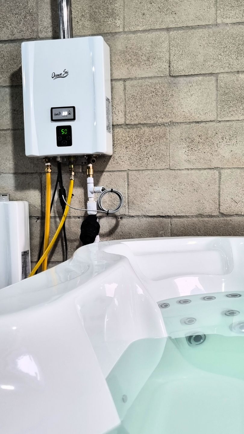 Calentador a gas para Jacuzzis 23L